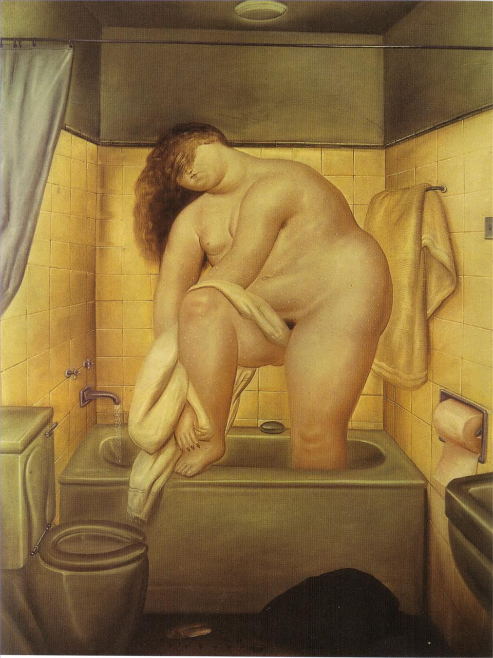 Hommage an Bonnard Fernando Botero Ölgemälde